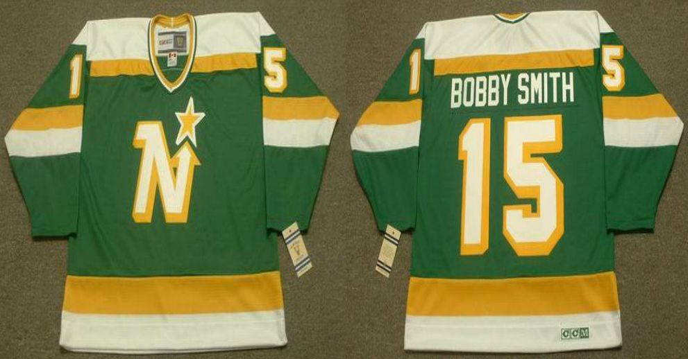 2019 Men Dallas Stars 15 Bobby smith Green CCM NHL jerseys